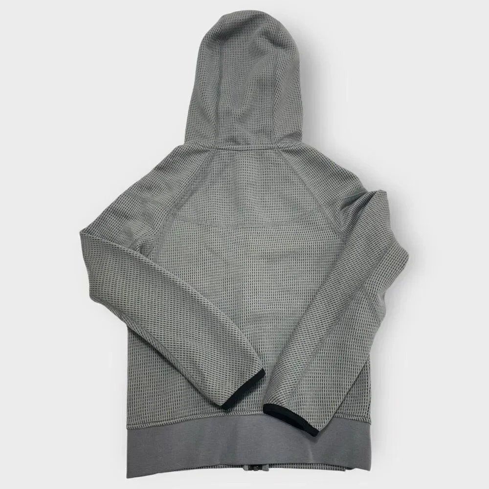 Nike Sportswear Tech Fleece Kids Winterized Full-Zip Gray Black Hoodie size S